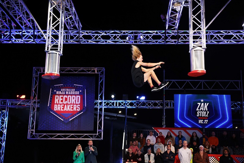 PHOTOGRAPH BY NIGEL WRIGHT. WRIGHTPHOTO1@MAC.COMAUSTRALIAN NINJA WARRIOR 5’RECORD BREAKERS’THIS PICTURE SHOWS:. 
