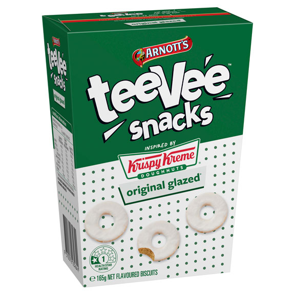 Arnotts TeeVee Snacks Original Glazed 165g 0