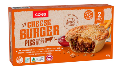 Coles Cheese Burger side