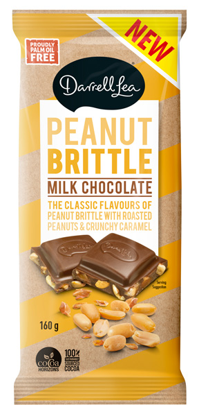 DL Block Milk Chocolate Peanut Brittle 160g