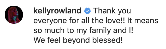 kelly rowland grateful comment