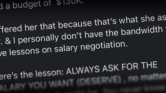 viral salary negotiation advice