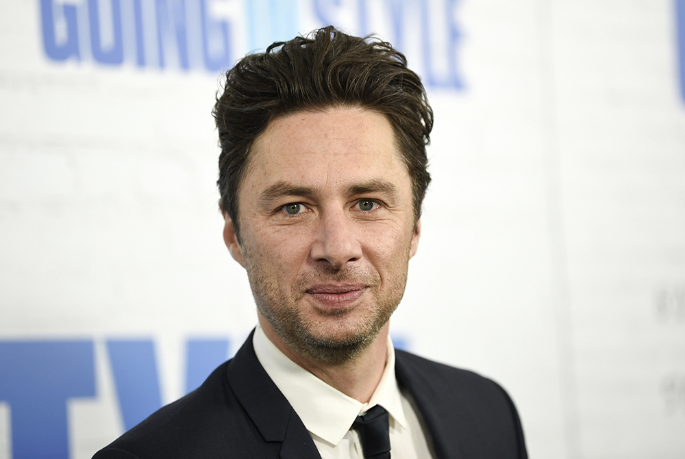 Director Zach Braff attends the world premiere of 