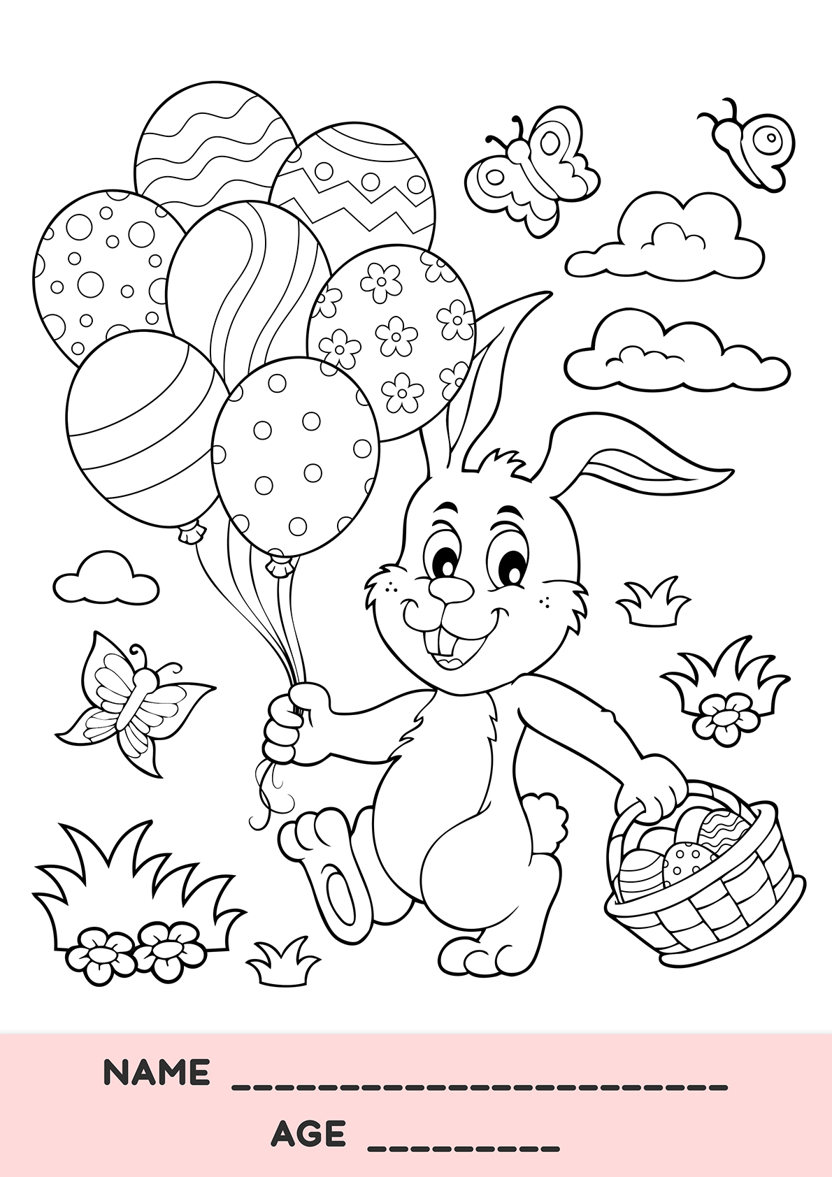 Download 229 Easter Printables For Kids Happy Easter Coloring Pages PNG PDF File Download 229 
