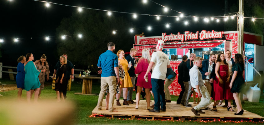 KFC Weddings Guests enjoying the entertainment 1