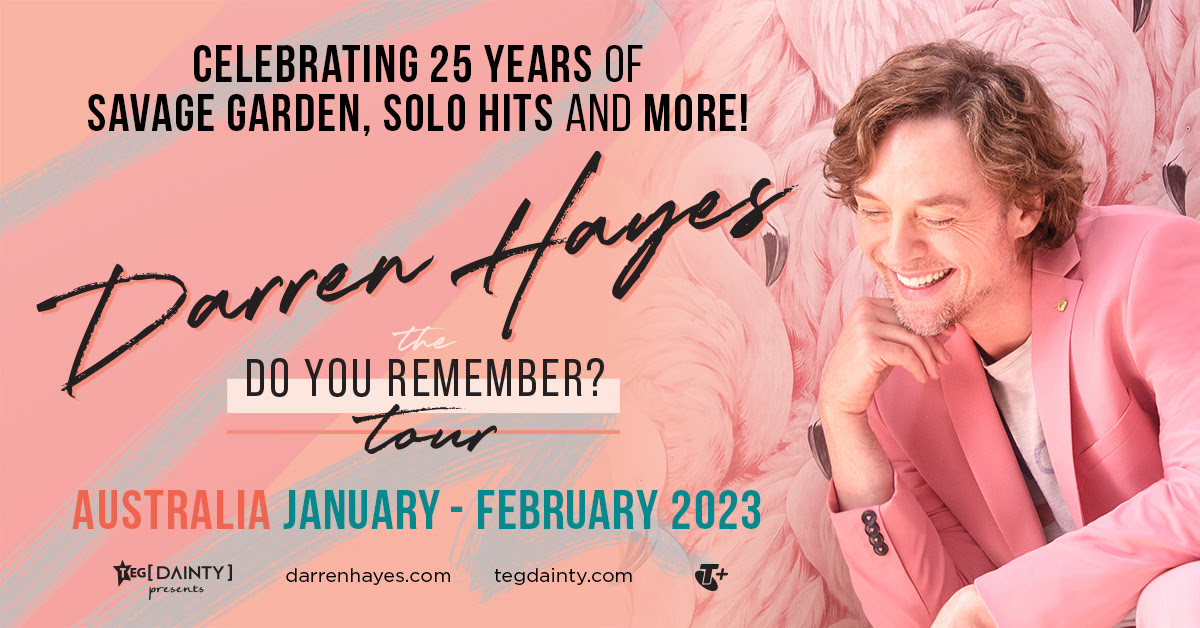 darren hayes tour 2023 australia