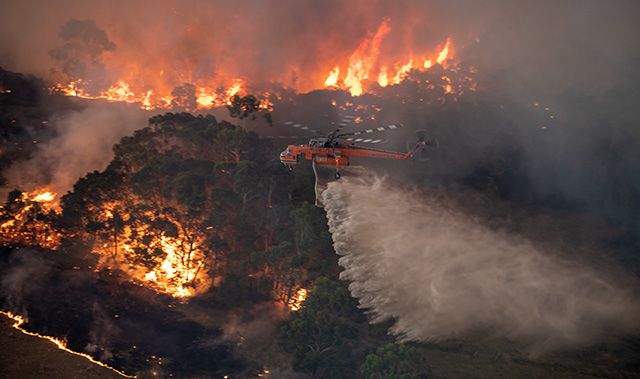 Bushfires near townsville