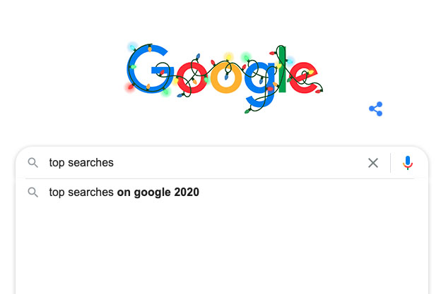 top google searches 2020