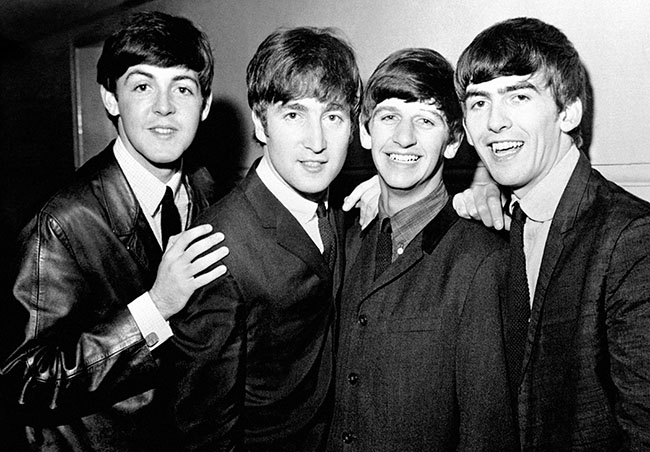 Embargoed to 0001 Friday October 9 File photo dated 01/10/63 of The Beatles, (left to right), Paul McCartney, John Lennon, Ringo Starr and George Harrison. Friday October 9 marks The Beatles star John Lennon's 80th birthday.. Issue date: Friday October 9, 2020. The musician was fatally shot by Mark David Chapman outside his Manhattan apartment in December 1980. See PA story SHOWBIZ Lennon. Photo credit should read: PA/PA Wire