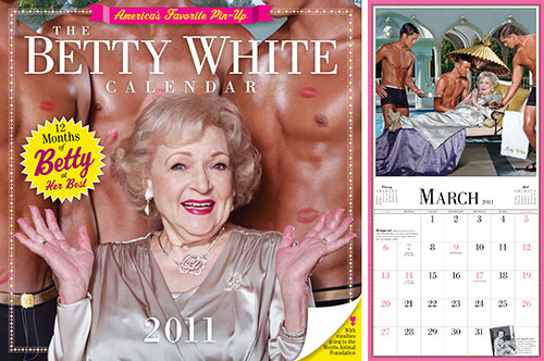 In this publicity image released by Workman Publishing, actress Betty White is shown on the cover of 