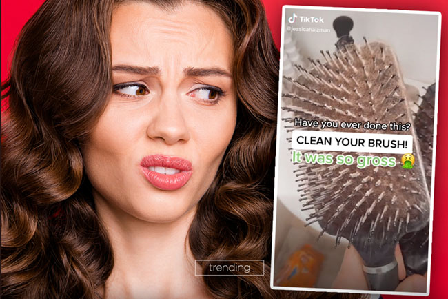 cleaning your hairbrush