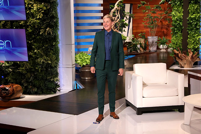 Handout photo supplied by Michael Rozman/Warner Bros showing Ellen DeGeneres on the set of her show. Picture date: Thursday May 13, 2021. See PA story SHOWBIZ DeGeneres. Photo credit should read: Michael Rozman/Warner Bros./PA Wire