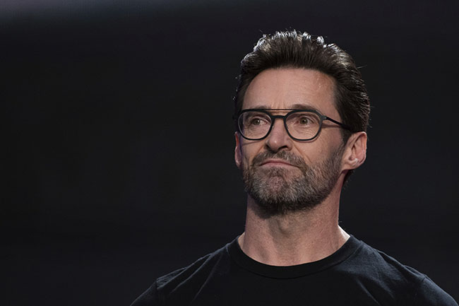 Hugh Jackman speaks at the 2019 Global Citizen Festival in Central Park on Saturday, Sept. 28, 2019, in New York. (Photo by Charles Sykes/Invision/AP)