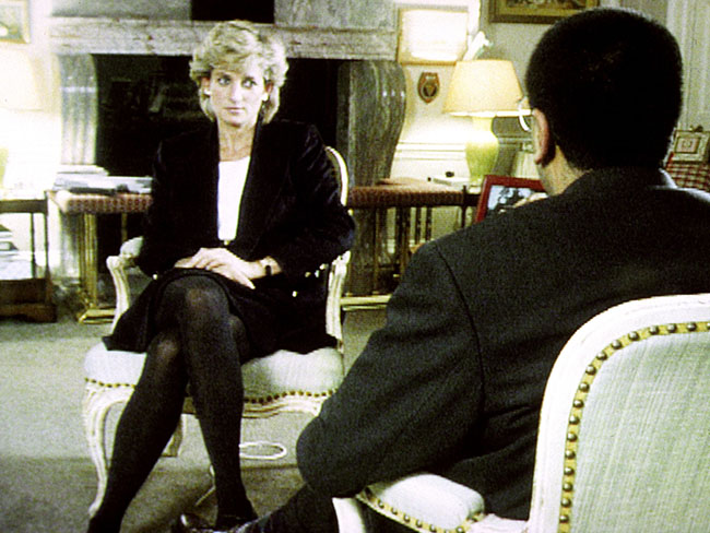 File photo dated 20/11/95 of Diana, Princess of Wales, during her interview with Martin Bashir for the BBC. A report by Lord Dyson into how the reporter landed the Panorama interview is due to be published on Thursday. Issue date: Thursday May 20, 2021.. See PA story MEDIA Diana. Photo credit should read: BBC/PA Wire