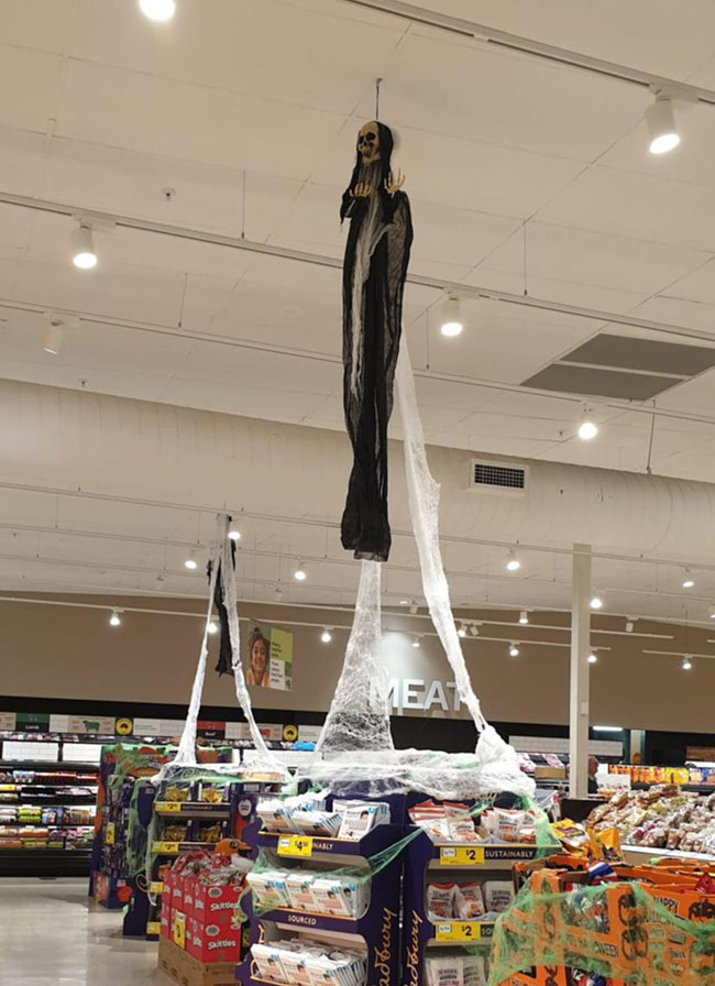 woolworths display halloween