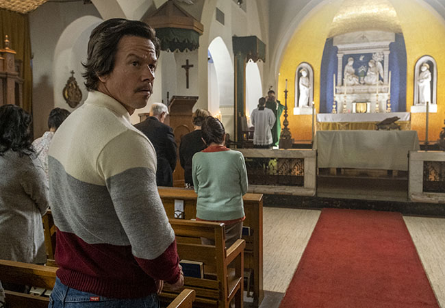 Stuart Long (Mark Wahlberg) in Columbia Pictures' FATHER STU.