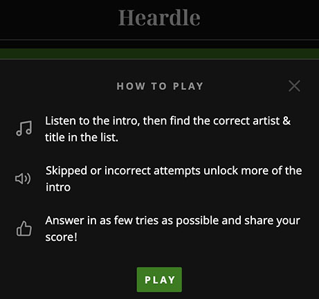 heardle how to play