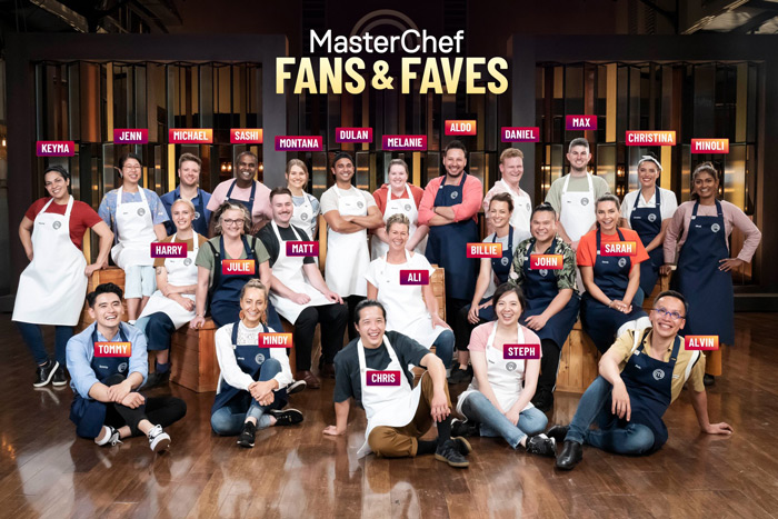 masterchef australia fans and favourites cast web